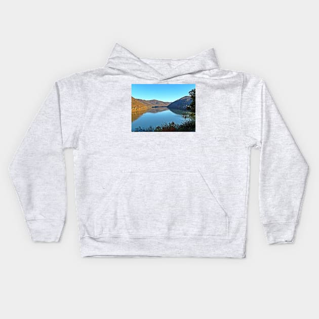 Bluestone Lake Kids Hoodie by PaulLu